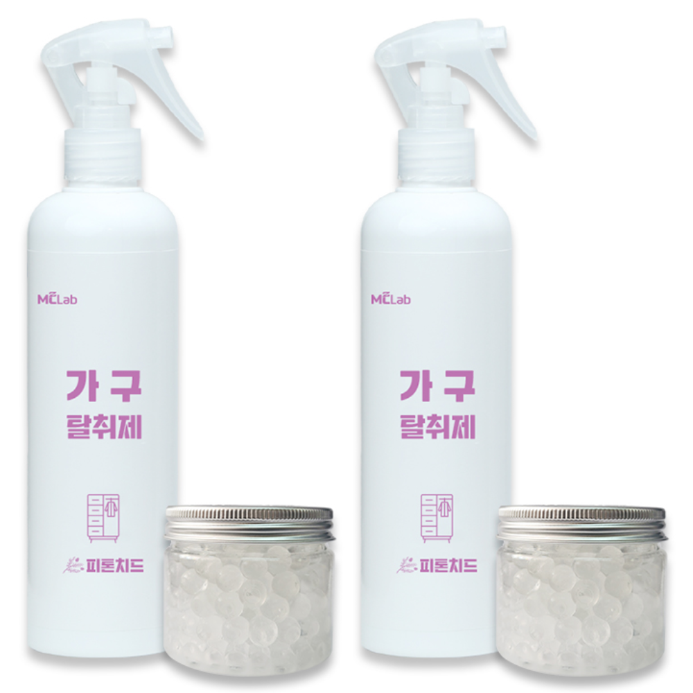 엠씨랩 가구탈취제 피톤치드 스프레이+비즈용기, 2세트, 300ml 30,600원