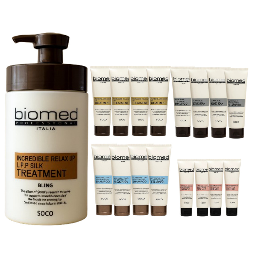 바이오메드 릴렉스업 LPP 실크 헤어 마스크 트리트먼트 헤어팩 1000ml +400ml 대용량 단백질 크리닉 20,000원