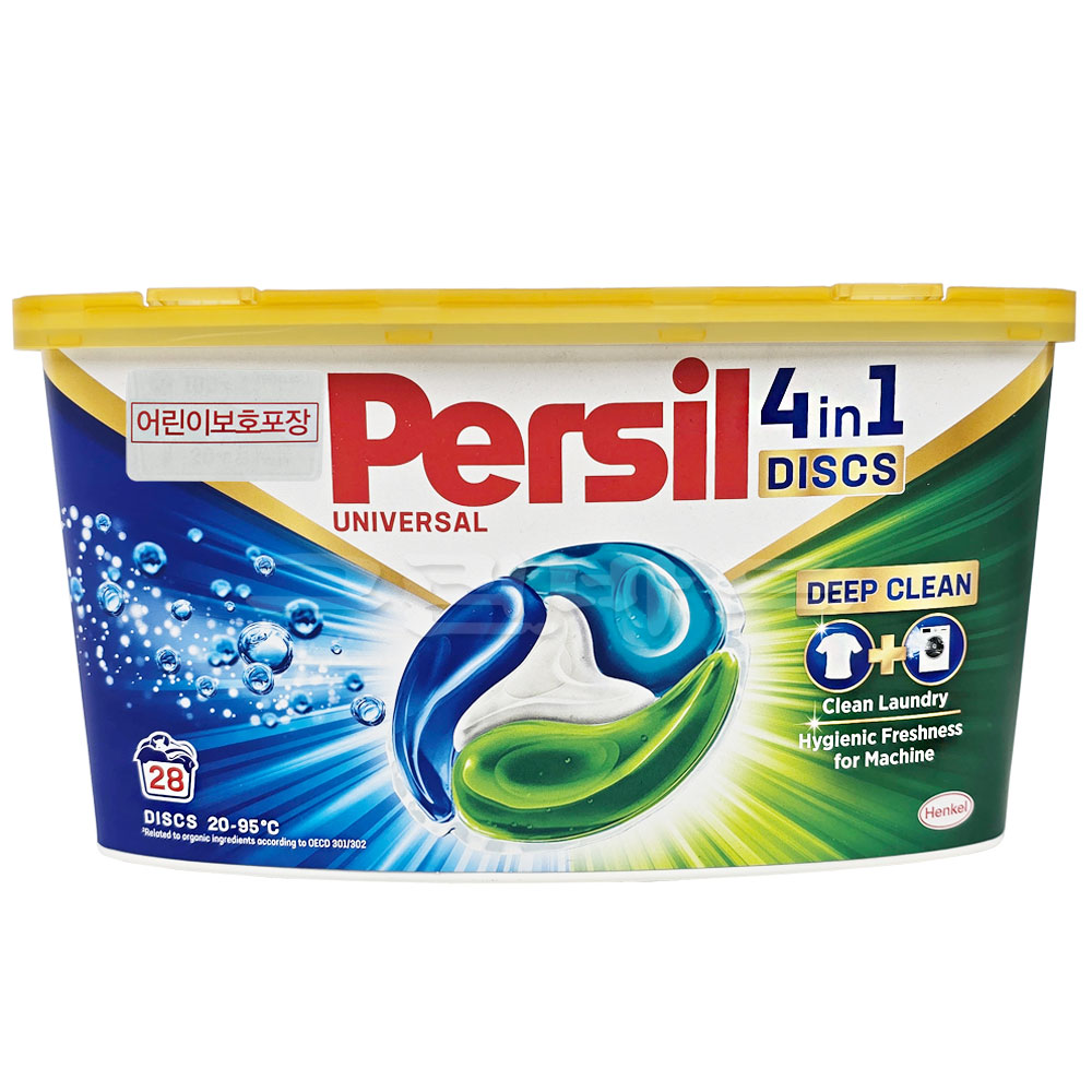 퍼실 4in1 딥클린 디스크 유니버셜 캡슐세제 용기형 16,990원
