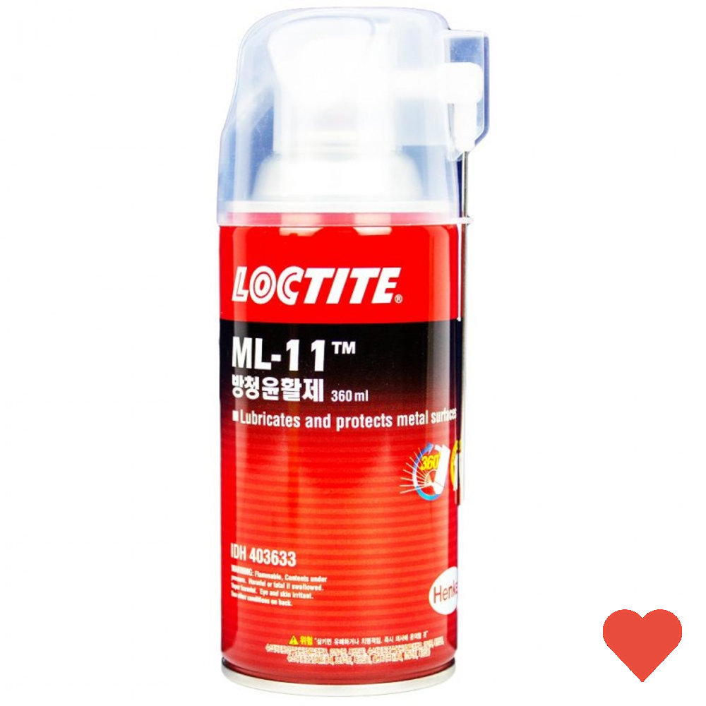 록타이트 ML-11 360ml 방청 윤활제 기름때 세척(1014) 8,140원