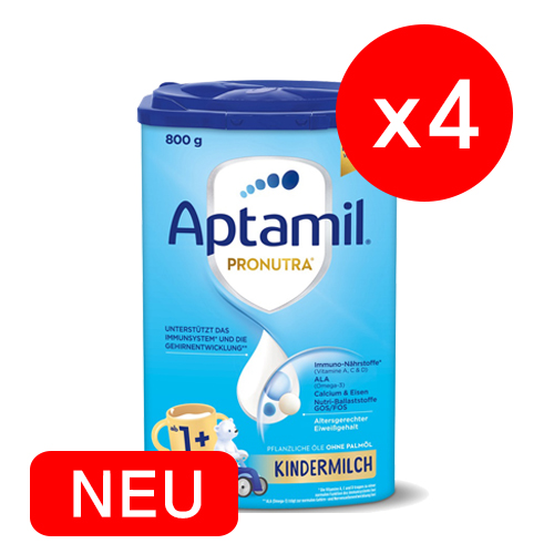 (대용량) 압타밀 킨더밀쉬 프로누트라 플러스 1단계 800g 4개 184,000원