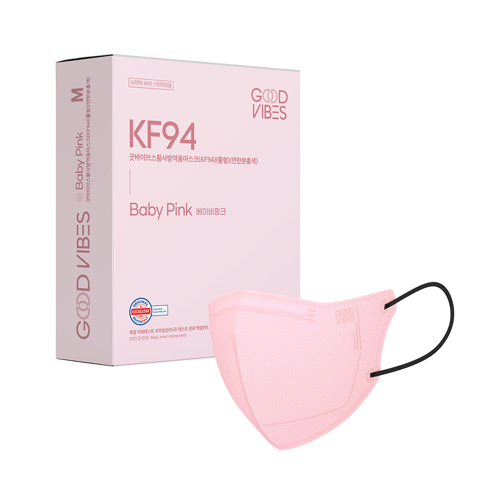 굿바이브스 새부리형 마스크 KF94 중형 10매입 4,900원