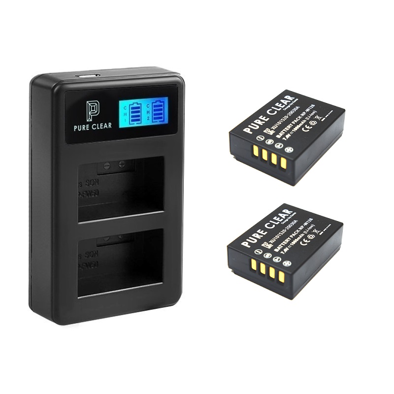 퓨어클리어 후지 NP-W126(S) 호환배터리 2개+듀얼충전기1개 X-M5 X-A20 46,500원