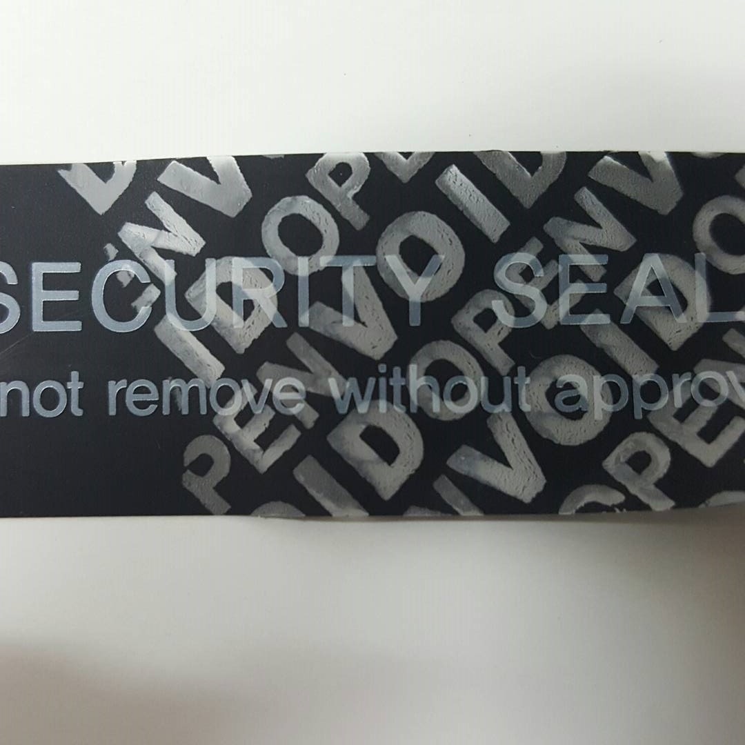 드림아이티 보안라벨 비잔류검정 60x20mm 1sheet=20매 봉인라벨 보안스티커 봉인스티커, 10개 37,000원