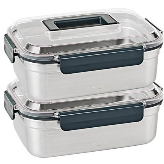 글라스락 클린 스텐 밀폐용기 직사각 2800ml 85,200원