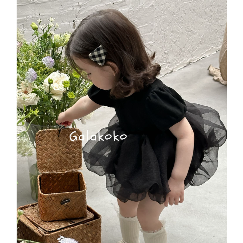 유아동 베이비 러블리 블룸 슈트 자체제작 아기 유아 여아 원피스 바디슈트 여름 반팔 백일 돌 촬영의상 29,500원