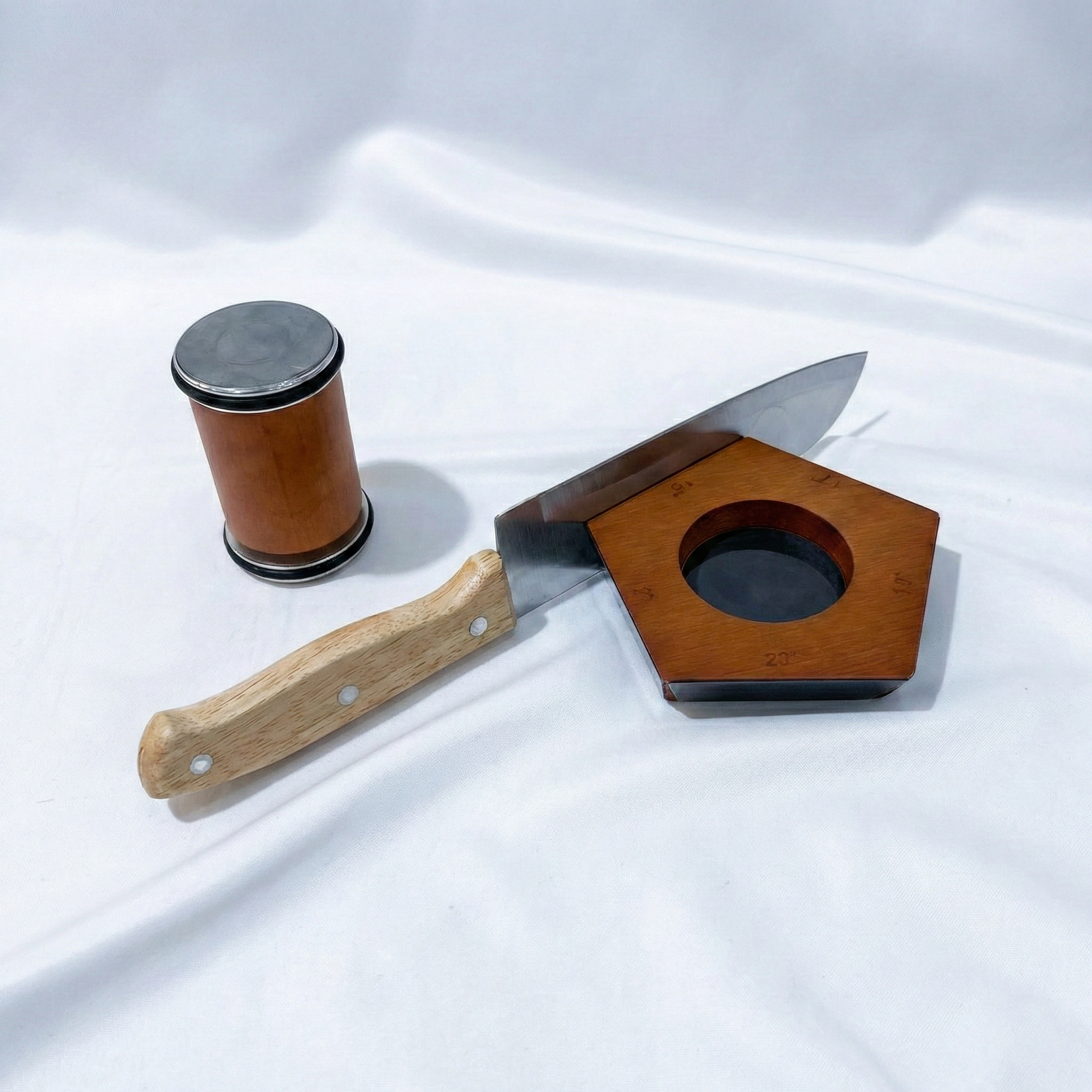 비오씨 칼갈이 연마기 다이아몬드 롤링 샤프너, 우드, 1세트, 현재가 46,000원