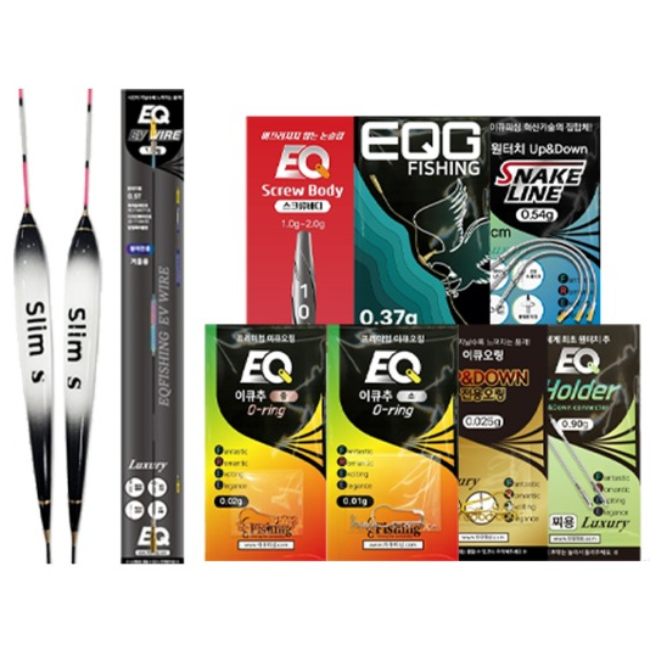 [낚시세트]  이큐피싱 유투브 분할편대 채비구성 73,400원