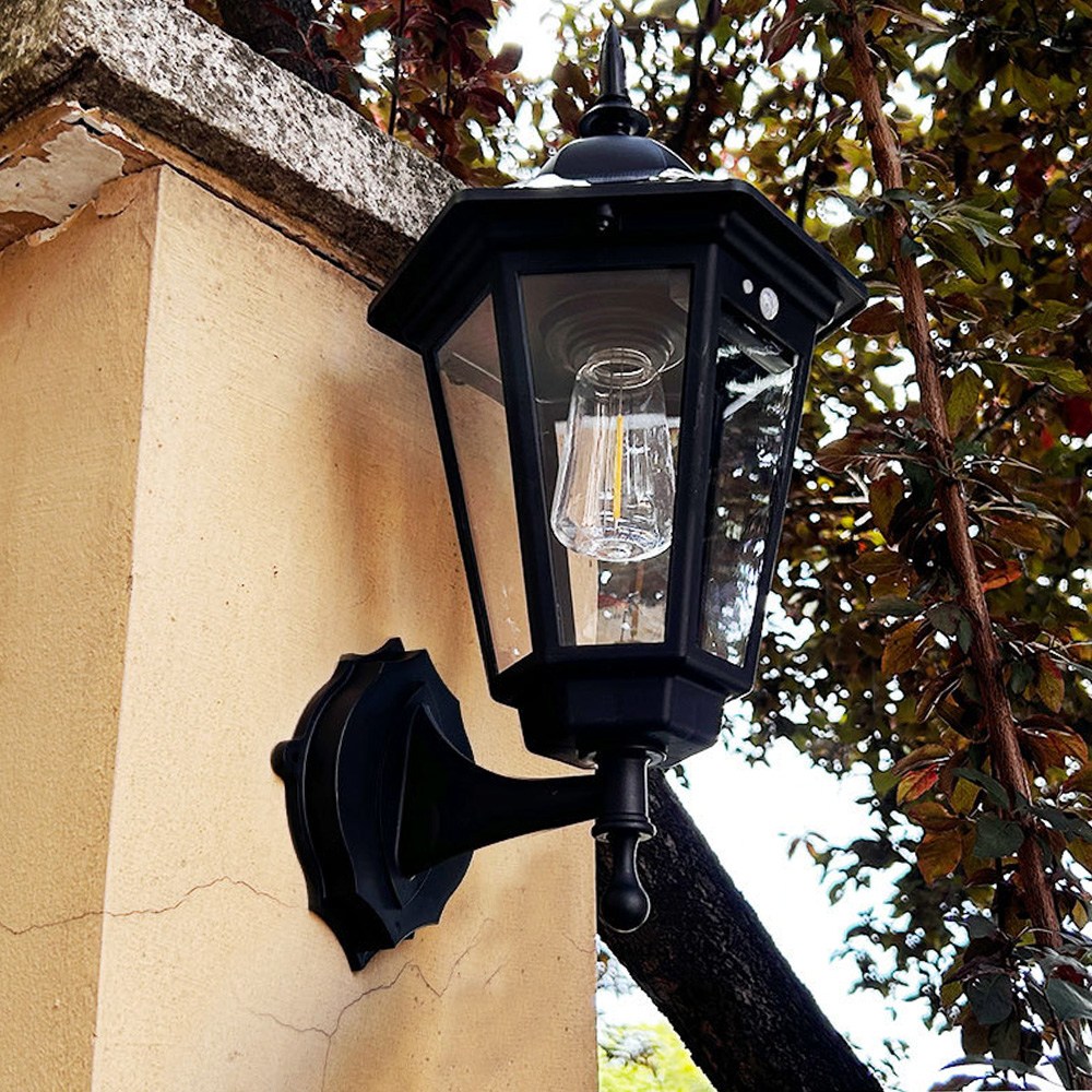 HK.sell 로코코 태양광 레트로 엔틱 실외 센서등, 레트로 블랙, 2개 37,400원