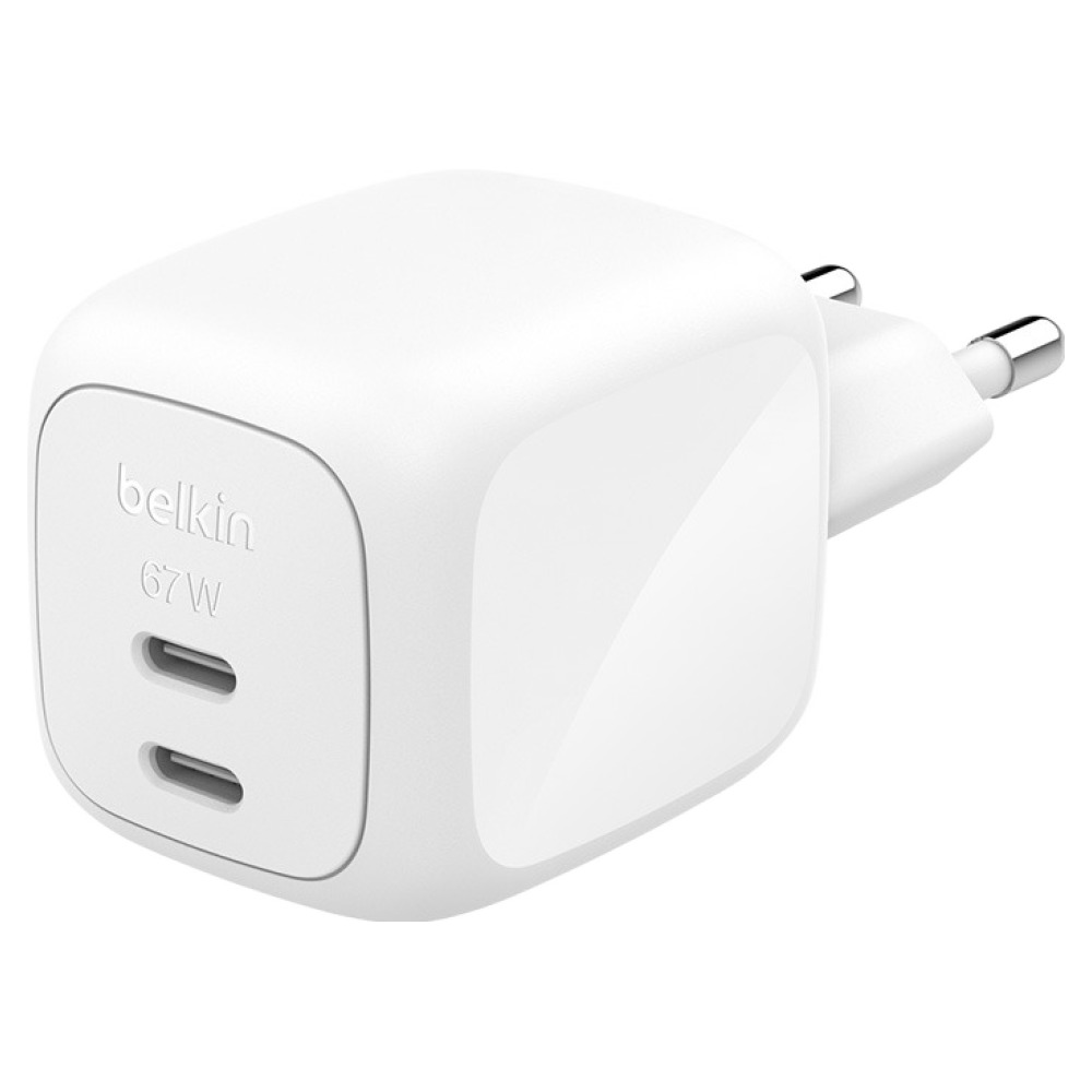 벨킨 Z Charger 67W USB C타입 듀얼 포트 GaN 초고속 충전기 WCH020krWH, 화이트, 1개 44,900원