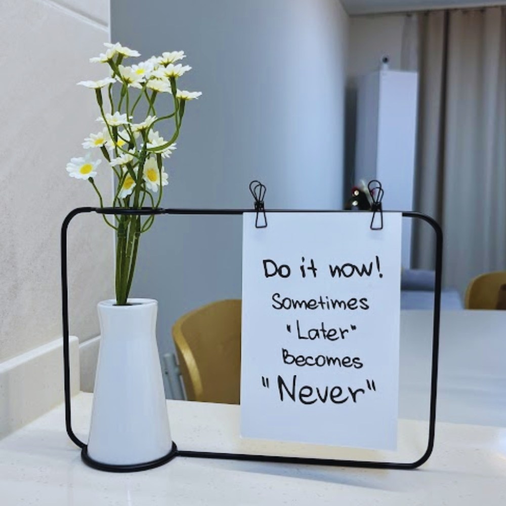 감성 철제 프레임 캘린더 클립형 인테리어 오브제 달력 집들이 신혼 선물 11,540원