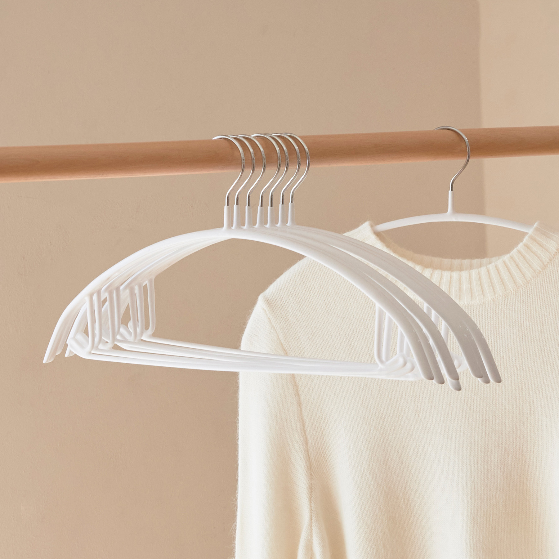 진심감성 어깨뿔방지 논슬립 옷걸이, 화이트, 30개 18,600원