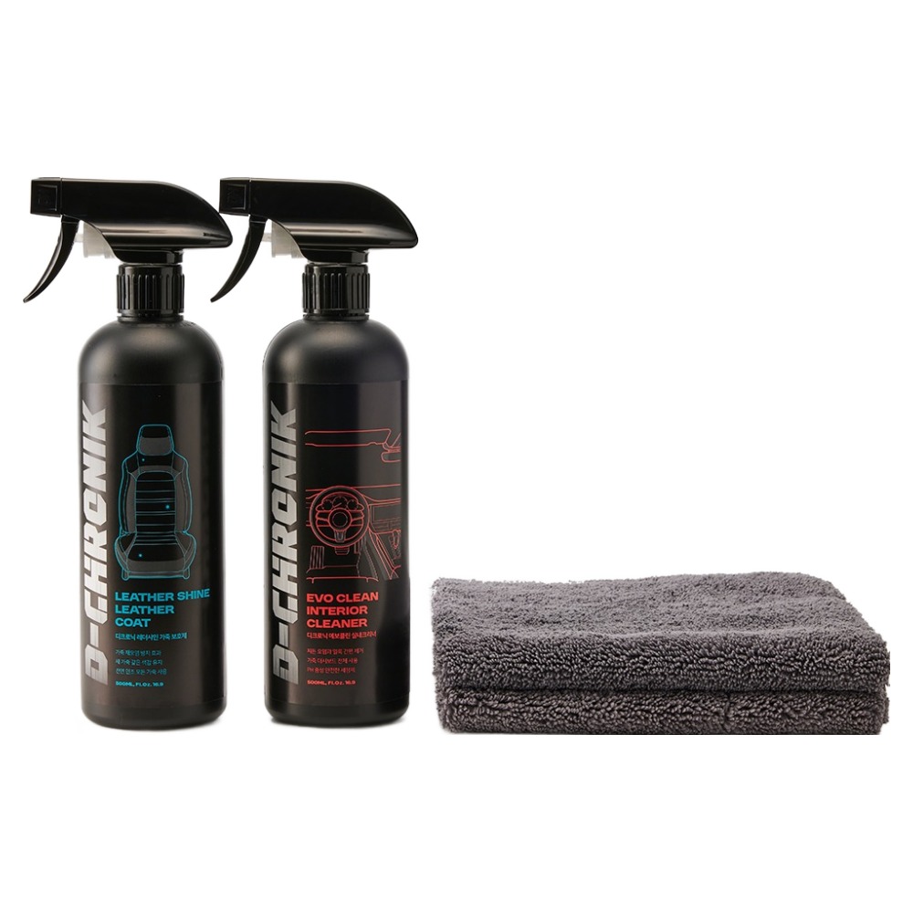 디크로닉 에보클린 실내 클리너 + 가죽 보호제 + 타월 세트, 1세트 25,650원