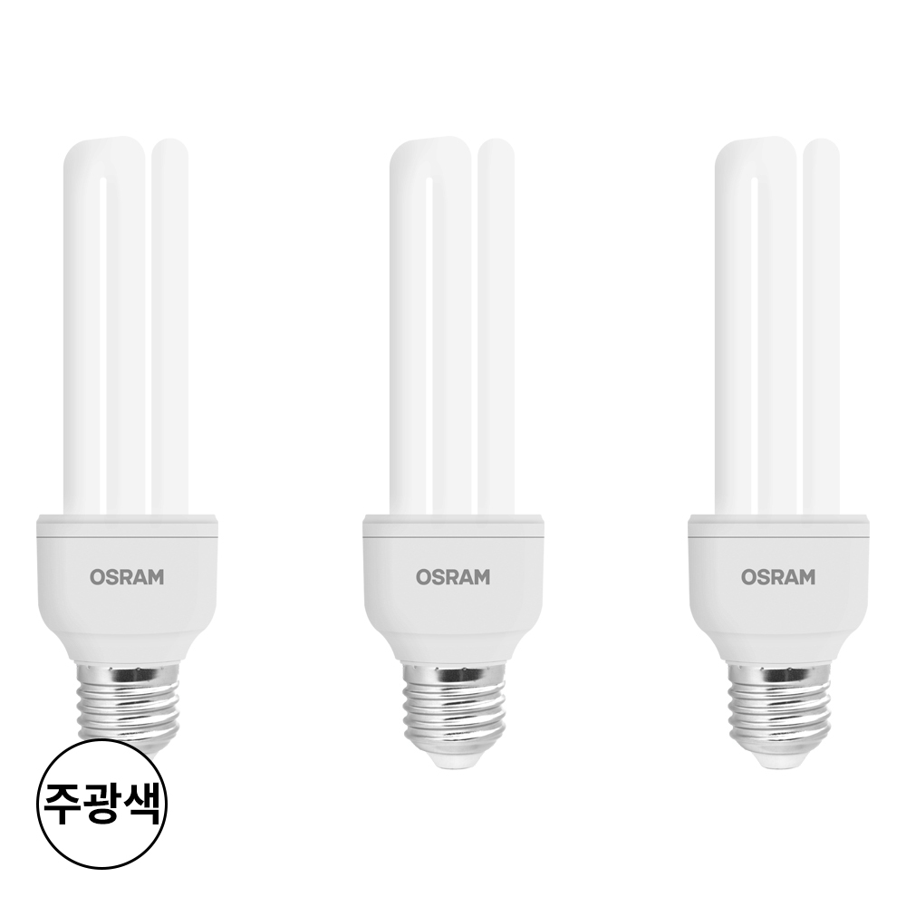 [묶음] 오스람 삼파장전구 EL램프 20W 주광색, 3개 15,900원