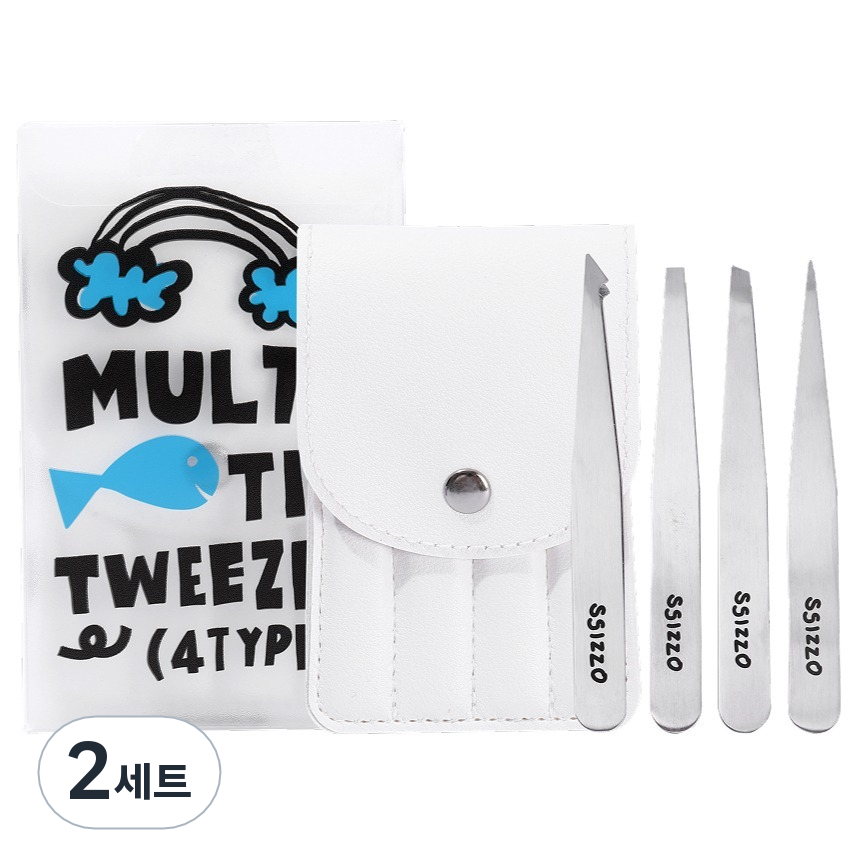 씨조 전문가용 핀셋 4종 세트, 2세트, 실버 17,300원