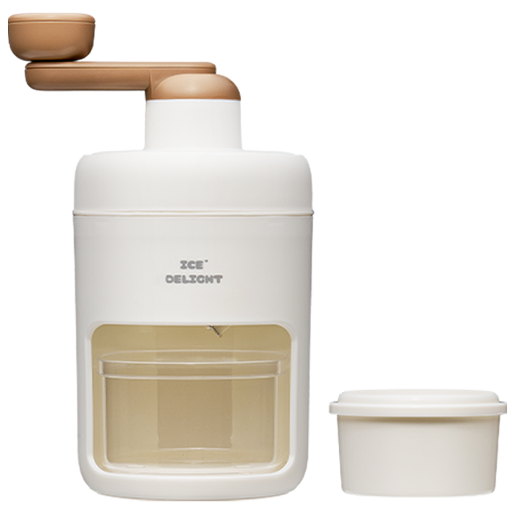 홈앤펀 수동빙수기 팥빙수기계 눈꽃빙수기계 슬러시 가정용빙수 (전용얼음용기 1개), 1세트, 전용얼음용기 1개, 화이트 12,000원