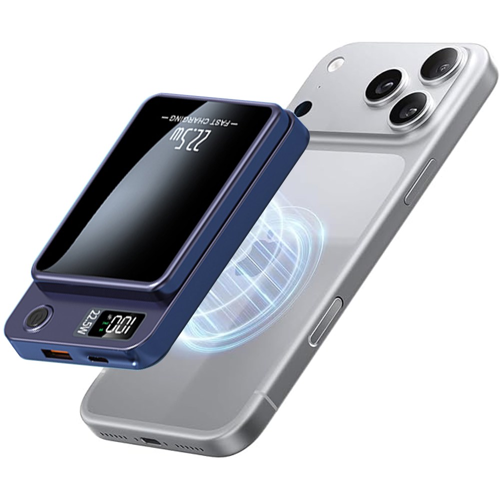 맥세이프 22.5W초고속 보조배터리 20000mAh  무선 대용량 가벼운 아이폰 갤럭시 사용가능 23,200원