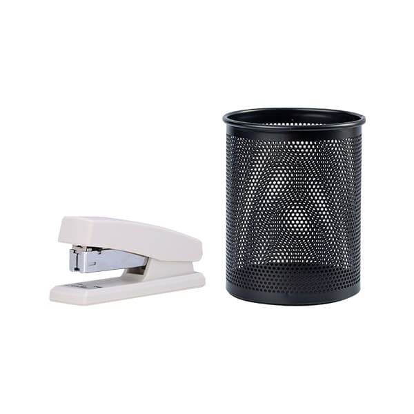 델리 메탈 무광 이지 스테이플러 33호침용 E0425 + 철제 메쉬 원형 다용도정리대 E909 7,700원