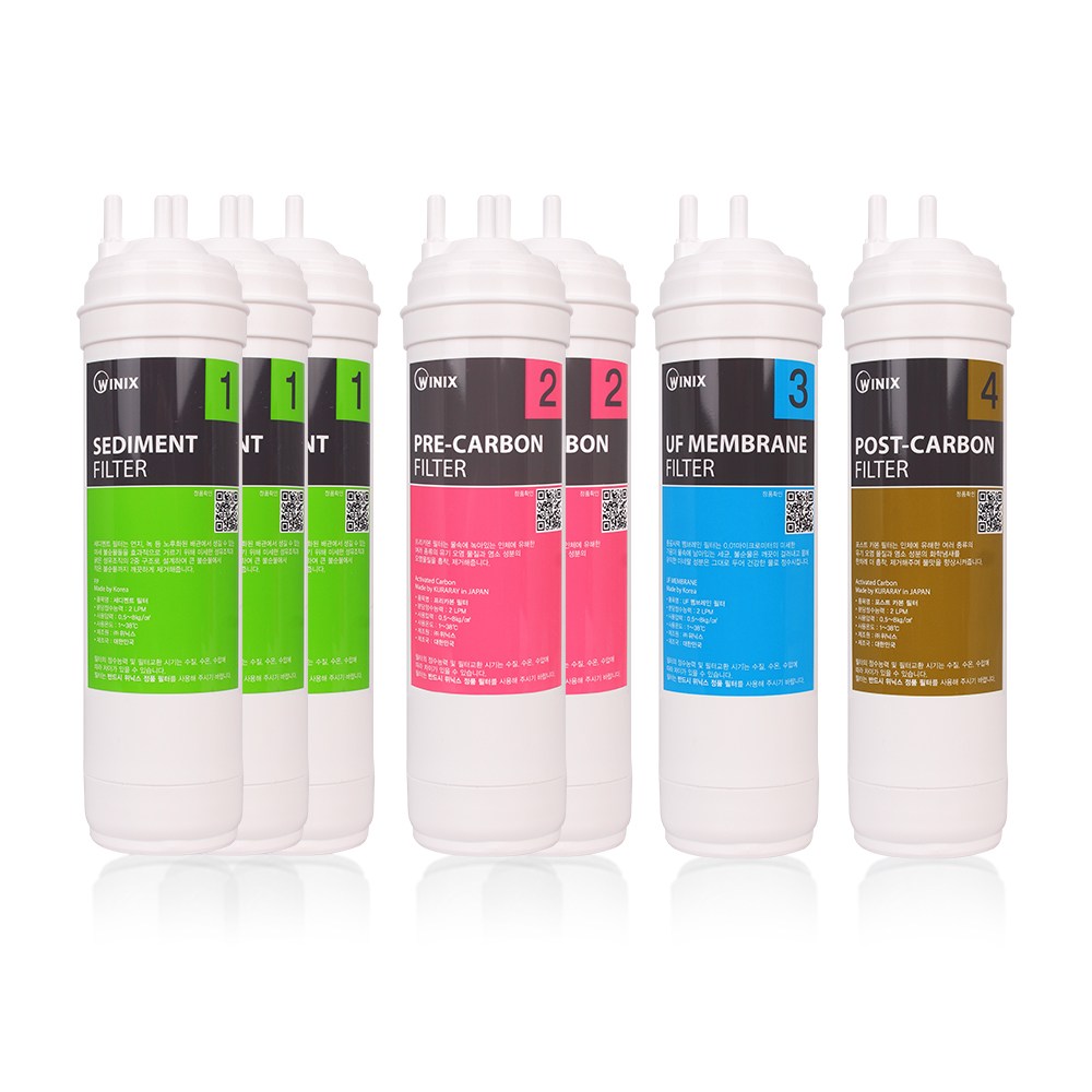 위닉스 정품 PQ-800 정수기 필터 1년관리세트(3+2+1+1=7개) 39,900원