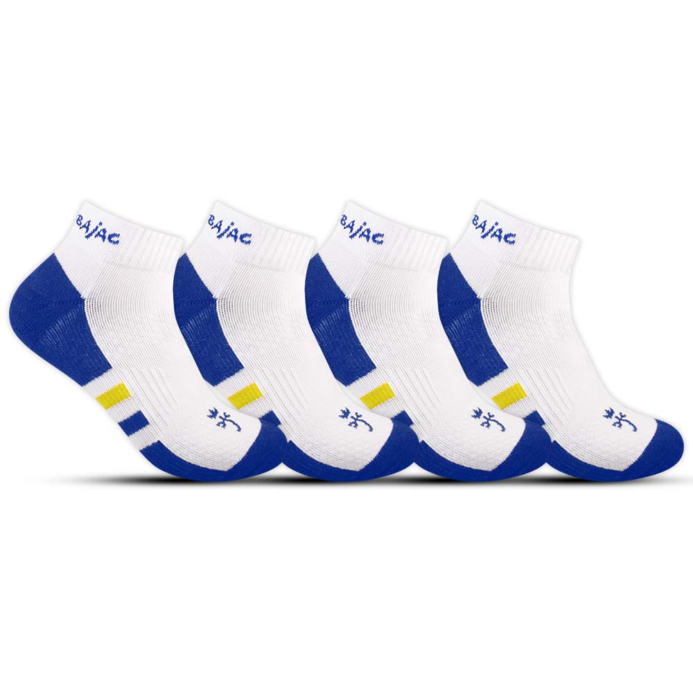 까스텔바작 남성용 압박쿠션 단목 양말 CSM-25 4족 세트, WHITE + BLUE, 1세트 18,000원