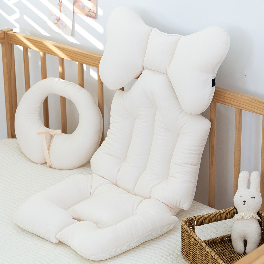 마롤로뜨 내추럴 유모차 라이너 사계절 양면 시트 신생아 카시트, 아이보리-내추럴라이너, 1개 31,900원