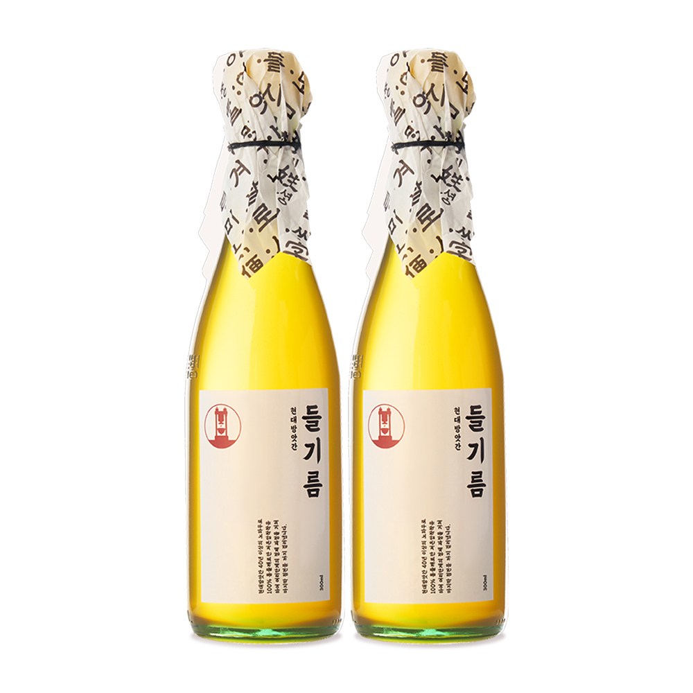 35년전통 저온압착 100% 통들깨 1+1 방앗간 들기름 300ml, 300ml, 2개 23,490원