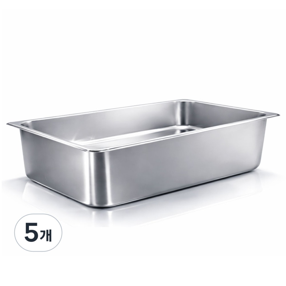 마더쿡 강화 스텐 사각 밧드 보관용기 반찬통 주방용품 바트, 6인치몸체만, 5개 104,400원