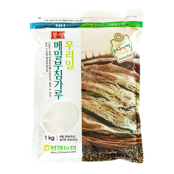 봉평농협 메밀부침가루 1kg 국내산 메밀과 우리밀로 만든 봉평 메밀부침가루, 1kg, 1개 16,200원
