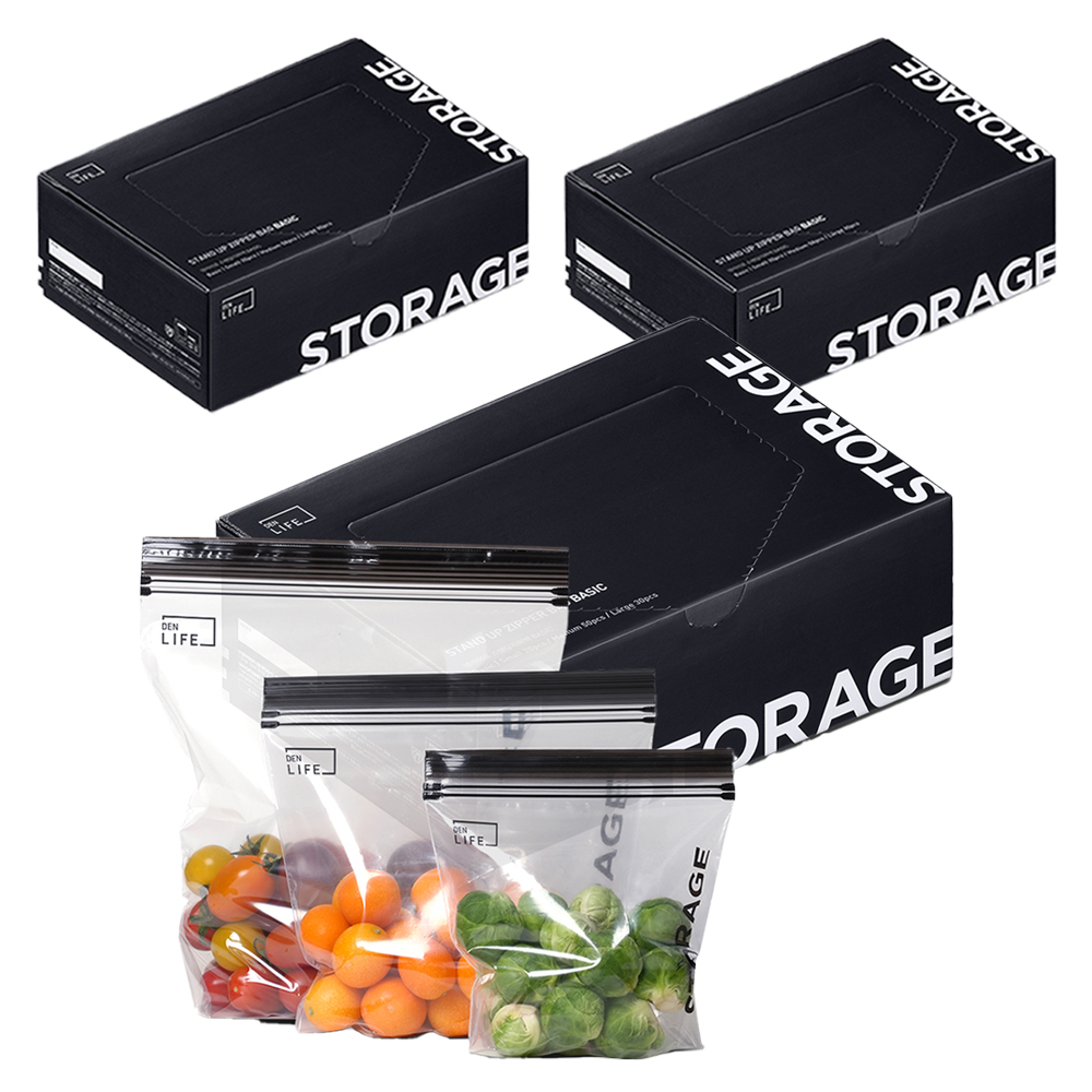 덴라이프 스탠딩지퍼백 Basic 100매 39,100원