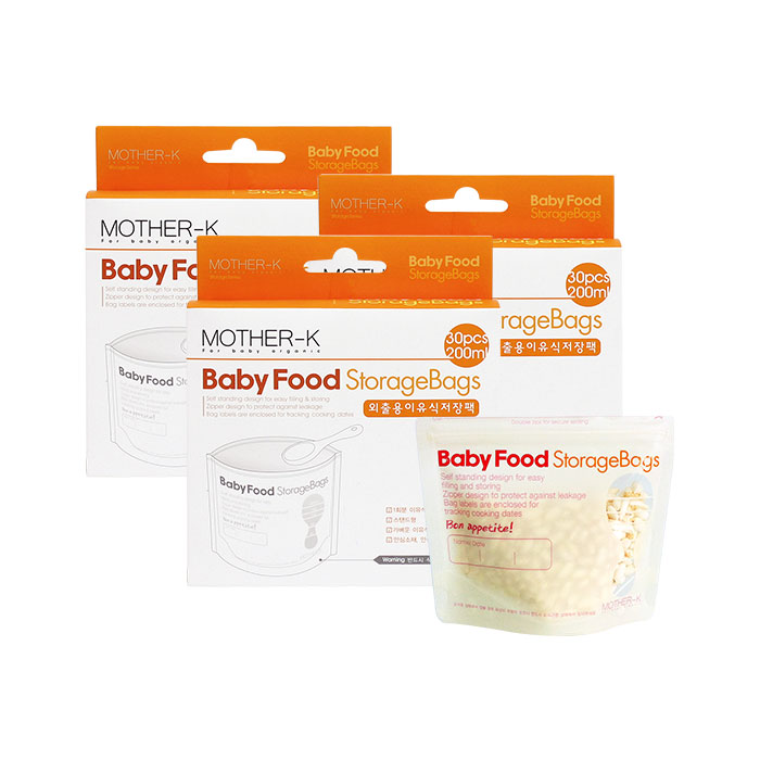 마더케이 유아용 이유식 저장팩 200ml 18,900원