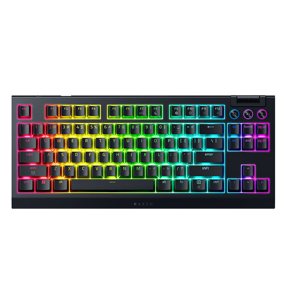 레이저 BlackWidow V4 TKL HyperSpeed 무선 텐키리스 키보드, Black, RZ03-0548, 오렌지축 199,000원