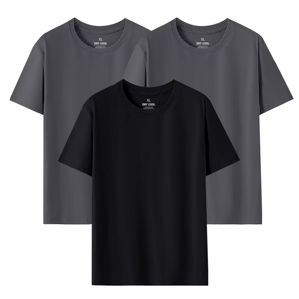 어니우니 기능성 쿨론 라운드 무지 반팔 티셔츠 3장 세트 16,900원