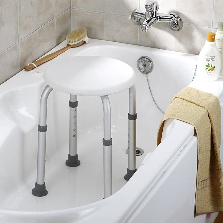 미끄럼 방지 욕실 의자 8구 높이 조절 노인 욕실 의자 탈부착 가능 32,000원