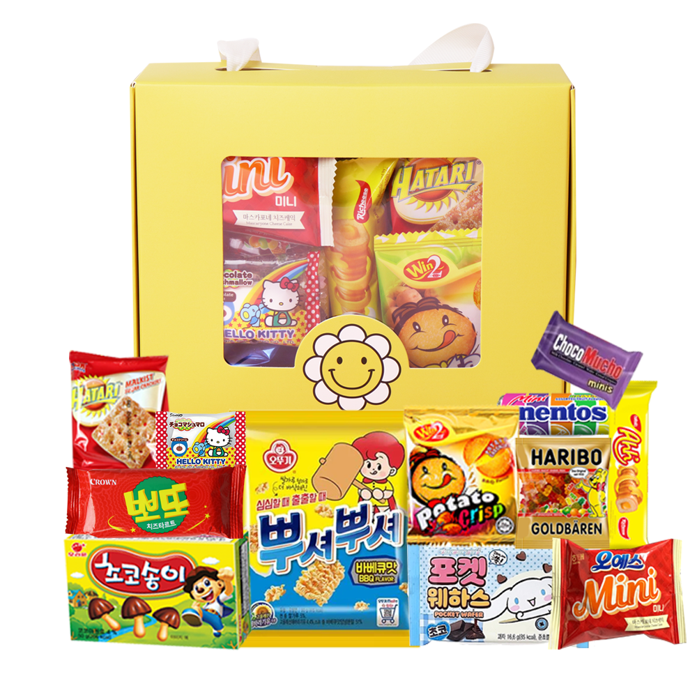 어린이날 단체간식 과자선물세트 종합 간식꾸러미 해피 옐로우 7,400원