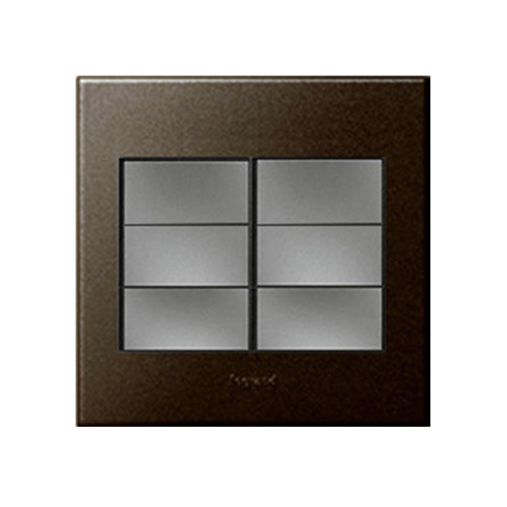 아테오 다크 브론즈 6구 스위치 사각 1모듈 국내형 116,050원