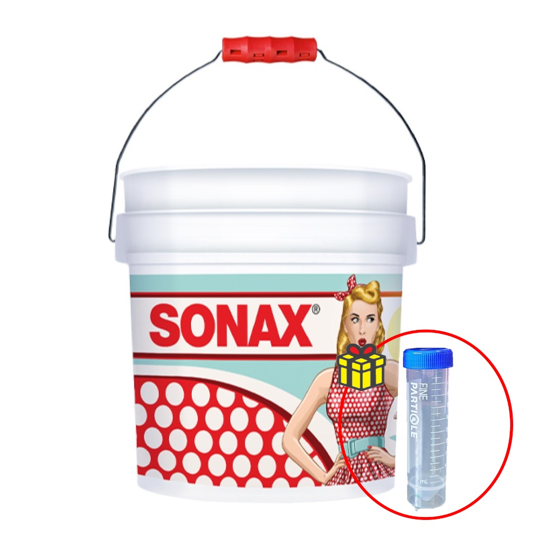 소낙스 레트로 세차버킷 화이트 워시버킷 다용도 다목적 세차 물통 18리터+소분용기 15,700원