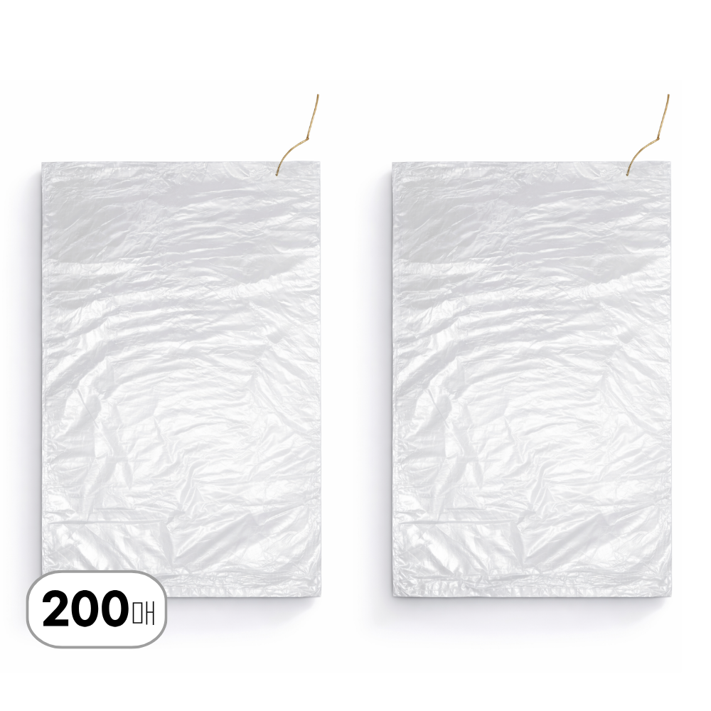 살림코드 10리터 위생 투명비닐봉투 38 X 50cm 100매 주방 재활용 분리수거함 비닐 음식물 쓰레기봉투, 2세트, 10L 13,900원