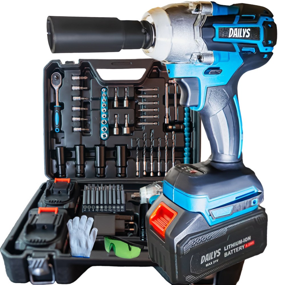 데일리공식 21V 고출력 무선 전동 임팩드릴 충전 임팩 렌치 드라이버 풀세트 139,000원