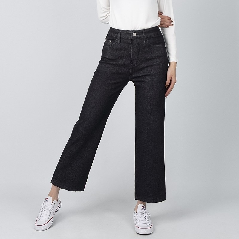 코너스톤 여성 청바지 기모 뒷 밴딩 와이드 W4D2352 25,000원