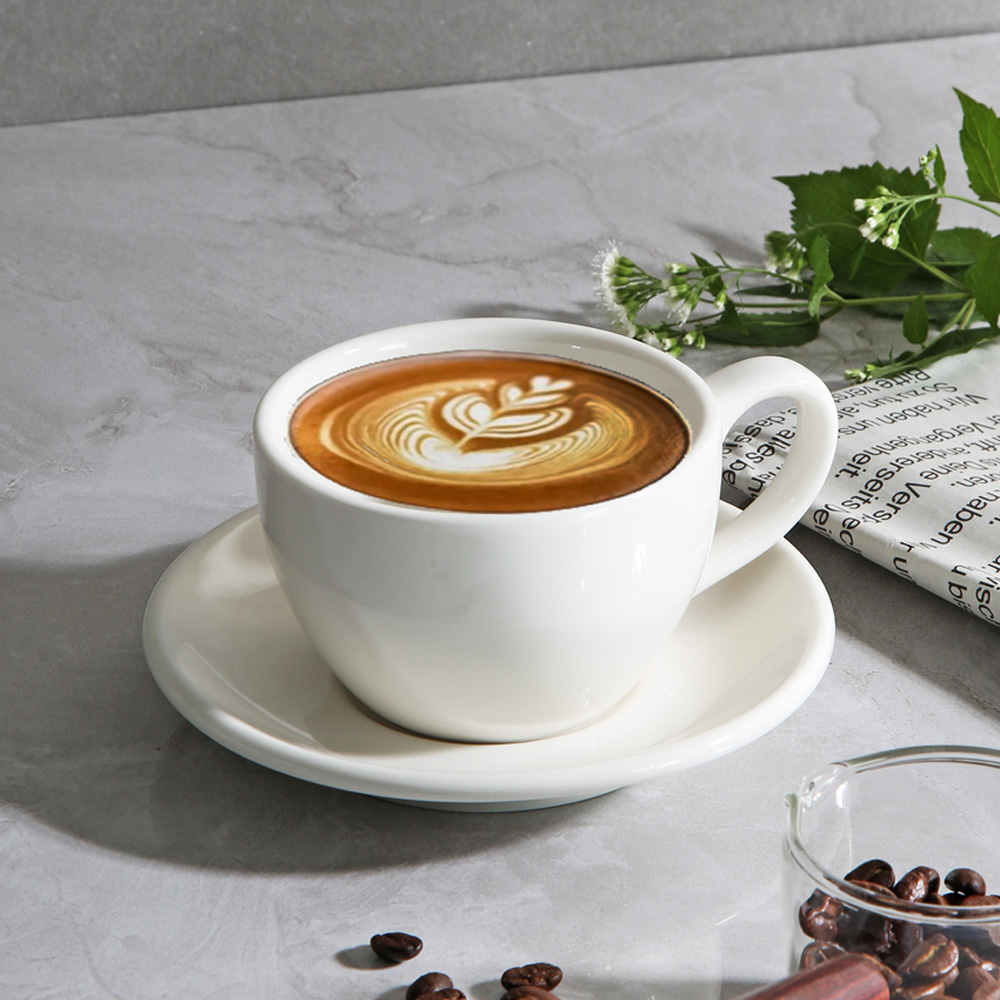 시라쿠스 뉴욕 화이트 카푸치노잔 세트 250ml, 단일상품, 1개 14,700원