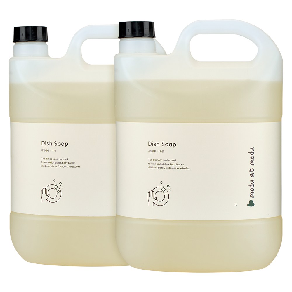 어슬릭 순한 주방세제 젖병세척 자몽, 2개, 4L 16,900원