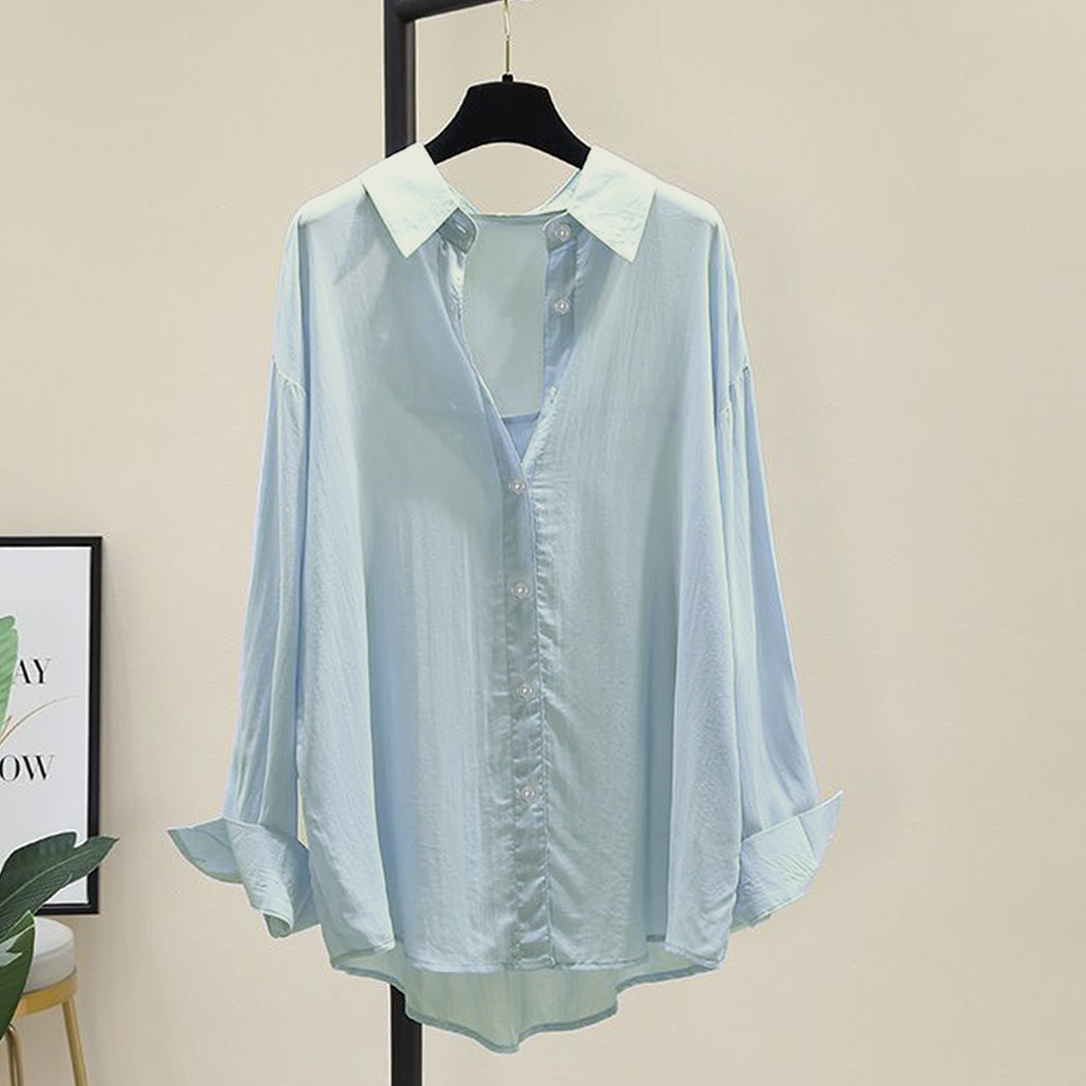 후암마켓 여성 루즈핏 자외선 차단 살탐방지 긴팔 셔츠 14,800원