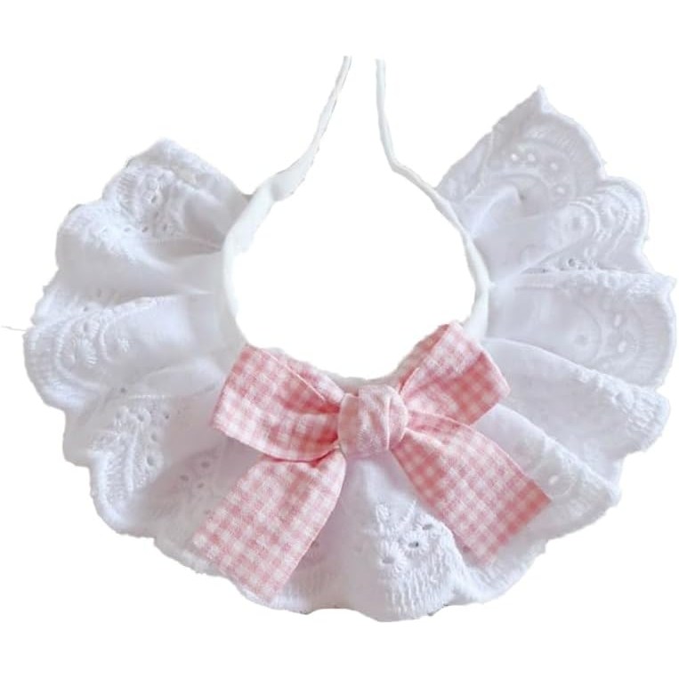 애완동물 순면 레이스 나비넥타이 목걸이 강아지 고양이 귀여운 장식 턱받이 6,700원