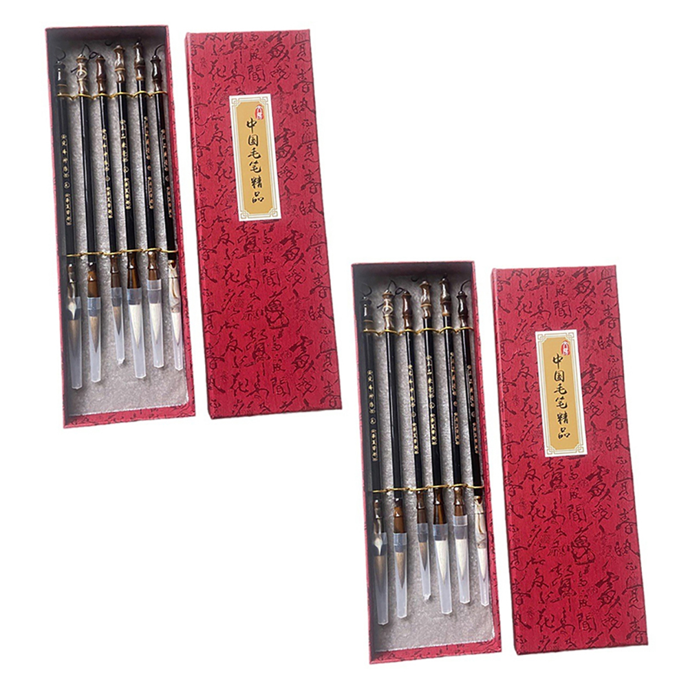 마다꾸미 선물용 서예붓 겸호필 3종 + 낭호필 3종, 2세트, 대 / 중 / 소 19,900원