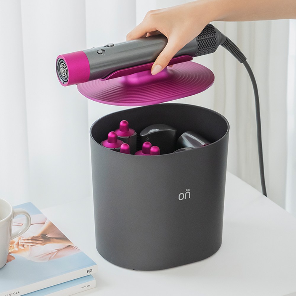 본플러스 온에어 헤어 스타일러 모든 모델 호환용 코안다 2x i.d 오리진 드라이기 거치대 보관함, 바이올렛(보라), 1개 49,900원