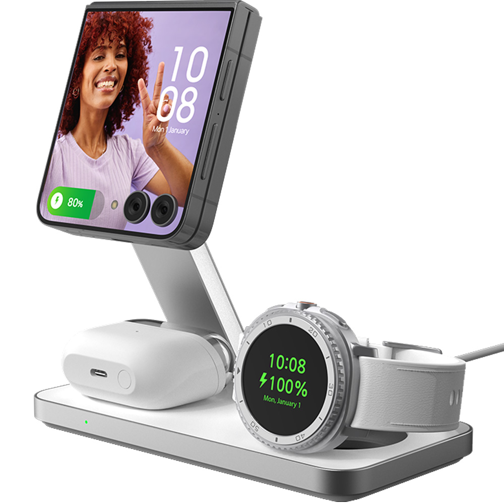 파우트 3in1 맥세이프 무선충전기 갤럭시워치8 갤럭시 폴드 z플립 호환 HANDS7(S) 38,900원