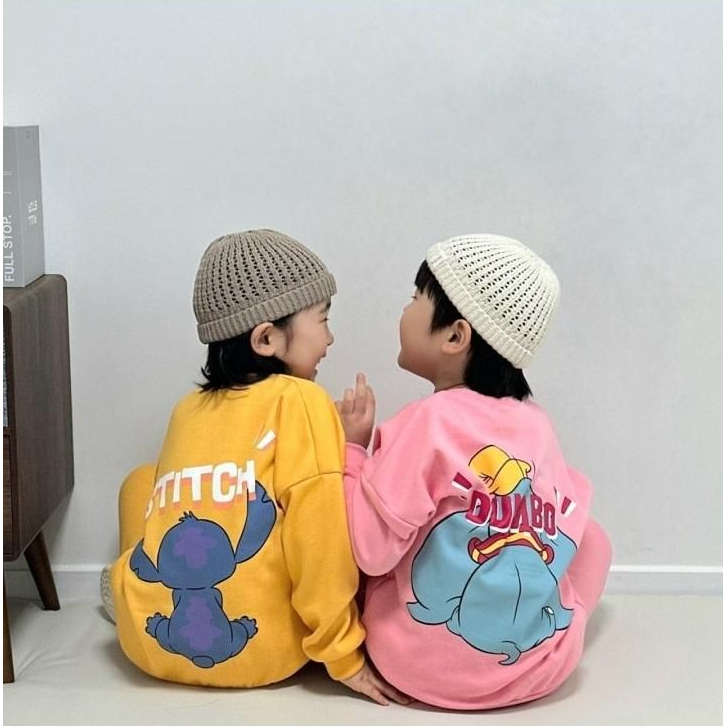 [아띠엘/정품] 디즈니 캐릭터 뉴쎄 맨투맨 조거팬츠 상하복 세트 남아 여아 형제 자매 얼집룩 문센룩 간절기룩 봄가을 26,900원