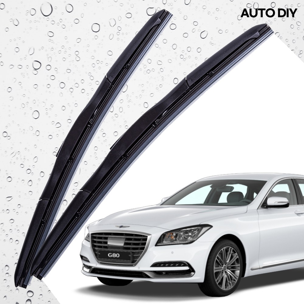 제네시스DH 하이브리드 와이퍼 천연고무 650 400 전면세트 8,900원