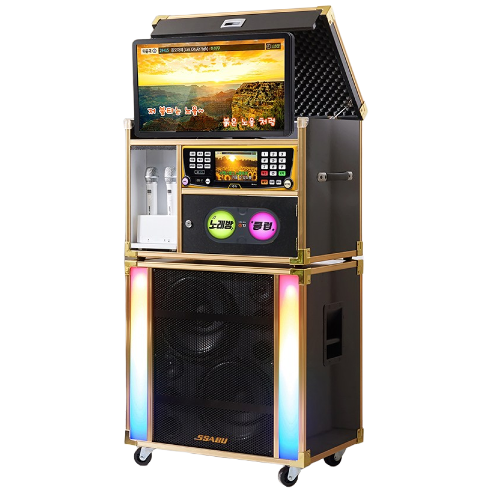 태진 가정용 노래방기계 싸부(SSABU) MS-2400L 이동식 노래방 올인원 풀세트 1,920,000원