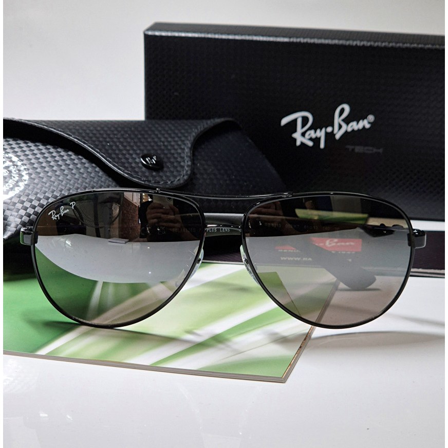 레이벤 RB8313 그레이 미러 블랙 편광 보잉 선글라스 아시안핏 룩소티카 수입 340,480원